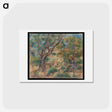 アートポストカード-The Farm at Les Collettes, Cagnes - ピエール オーギュスト ルノワール Postcard.