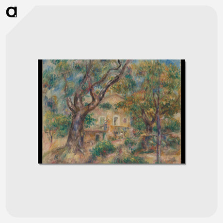 アートポストカード-The Farm at Les Collettes, Cagnes - ピエール オーギュスト ルノワール Postcard.