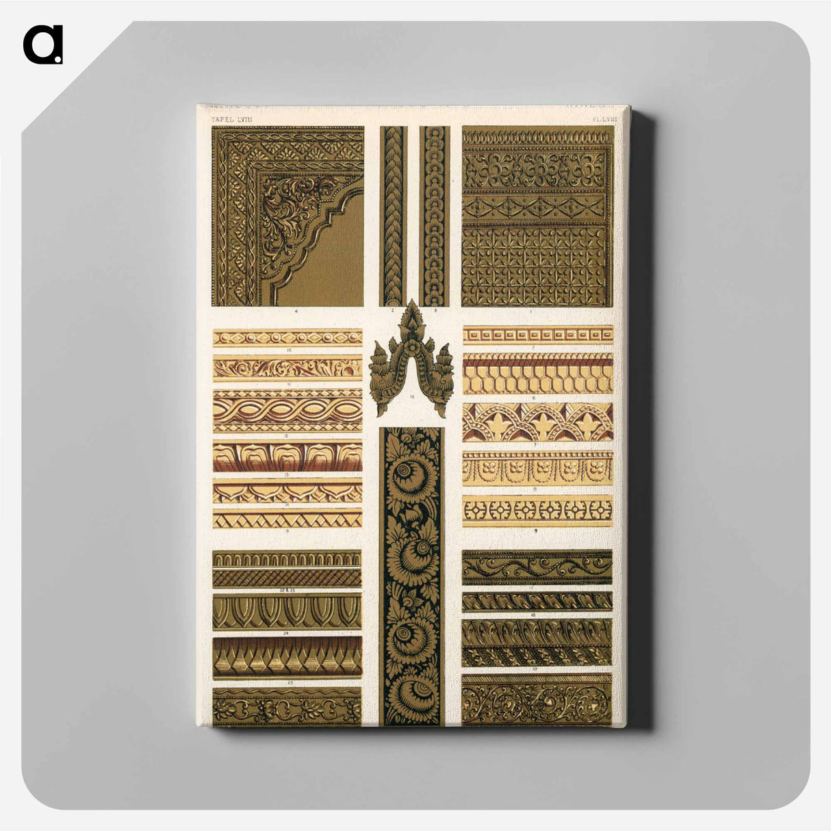 アートパネル-Nineteenth-Century Ornamental Pattern
 - 装飾の文法 Canvas.