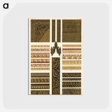 アートポストカード-Nineteenth-Century Ornamental Pattern
 - 装飾の文法 Postcard.