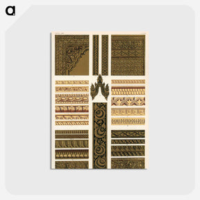 アートポストカード-Nineteenth-Century Ornamental Pattern
 - 装飾の文法 Postcard.