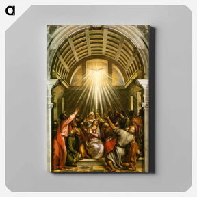 アートパネル-Pentecost - ティツィアーノ ヴェチェッリオ Canvas.