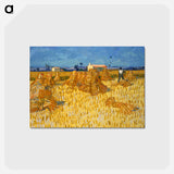 アートポストカード-Corn Harvest in Provence - フィンセント ファン ゴッホ Postcard.