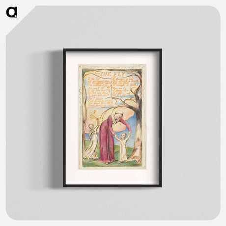 アートポスター-Songs of Innocence and of Experience: The Fly - ウィリアム ブレイク Poster.