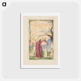 アートポストカード-Songs of Innocence and of Experience: The Fly - ウィリアム ブレイク Postcard.