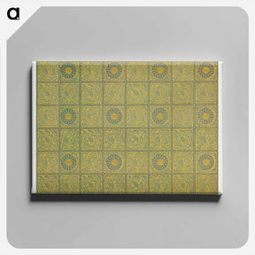 アートパネル-William Morris's Diaper pattern - ウィリアム モリス Canvas.