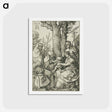 アートポストカード-The Holy Family with Joachim and Saint Anne - アルブレヒト デューラー Postcard.