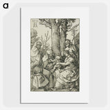 アートポスター-The Holy Family with Joachim and Saint Anne - アルブレヒト デューラー Poster.