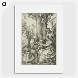 The Holy Family with Joachim and Saint Anne - アルブレヒト デューラー Poster.