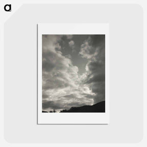 アートポストカード-Music–A Sequence of Ten Cloud Photographs, No. II - アルフレッド スティーグリッツ Postcard.