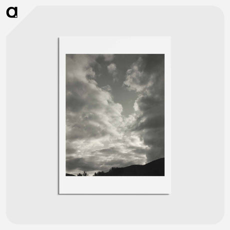 アートポストカード-Music–A Sequence of Ten Cloud Photographs, No. II - アルフレッド スティーグリッツ Postcard.