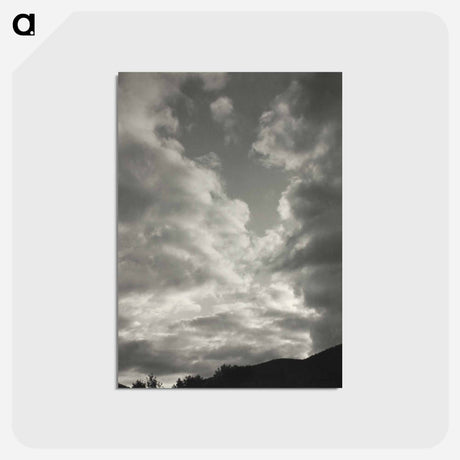アートポストカード-Music–A Sequence of Ten Cloud Photographs, No. II - アルフレッド スティーグリッツ Postcard.
