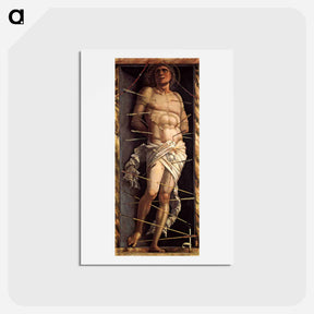 アートポストカード-St. Sebastian - アンドレア マンテーニャ Postcard.