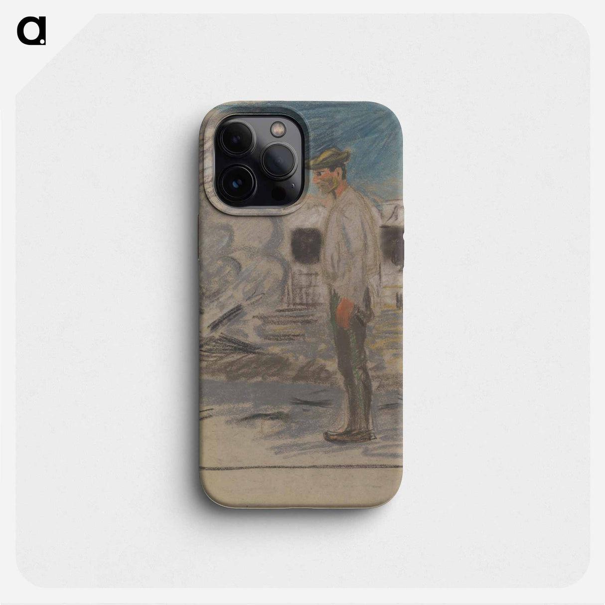 Swain in a yard - アーノルド ピーター ワイズ クビンチャン Phone Case.