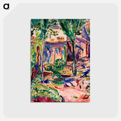 アートポストカード-Landscape with House
 - バーンズ・コレクション Postcard.