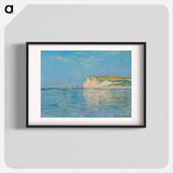 Low Tide at Pourville, near Dieppe - Claude Monet Poster.