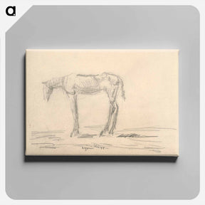 アートパネル-Emaciated Horse
 - シプリアン マジェルニク Canvas.