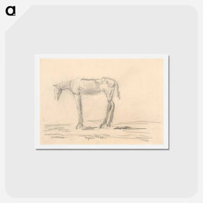 アートポストカード-Emaciated Horse
 - シプリアン マジェルニク Postcard.