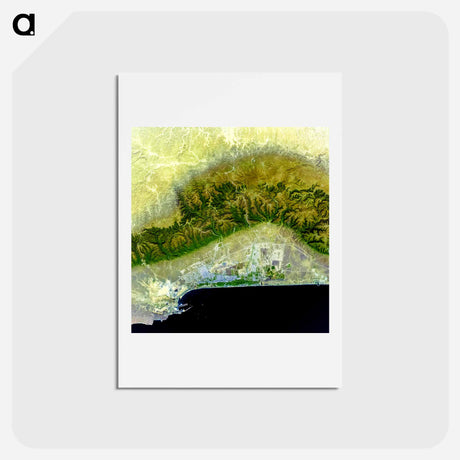 アートポストカード-Salalah, Oman
 - 上空からの地球 Postcard.