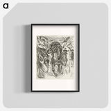 アートポスター-Galloping Horse - エドヴァルド ムンク Poster.