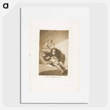The Shamefaced one - Francisco de Goya Poster.
