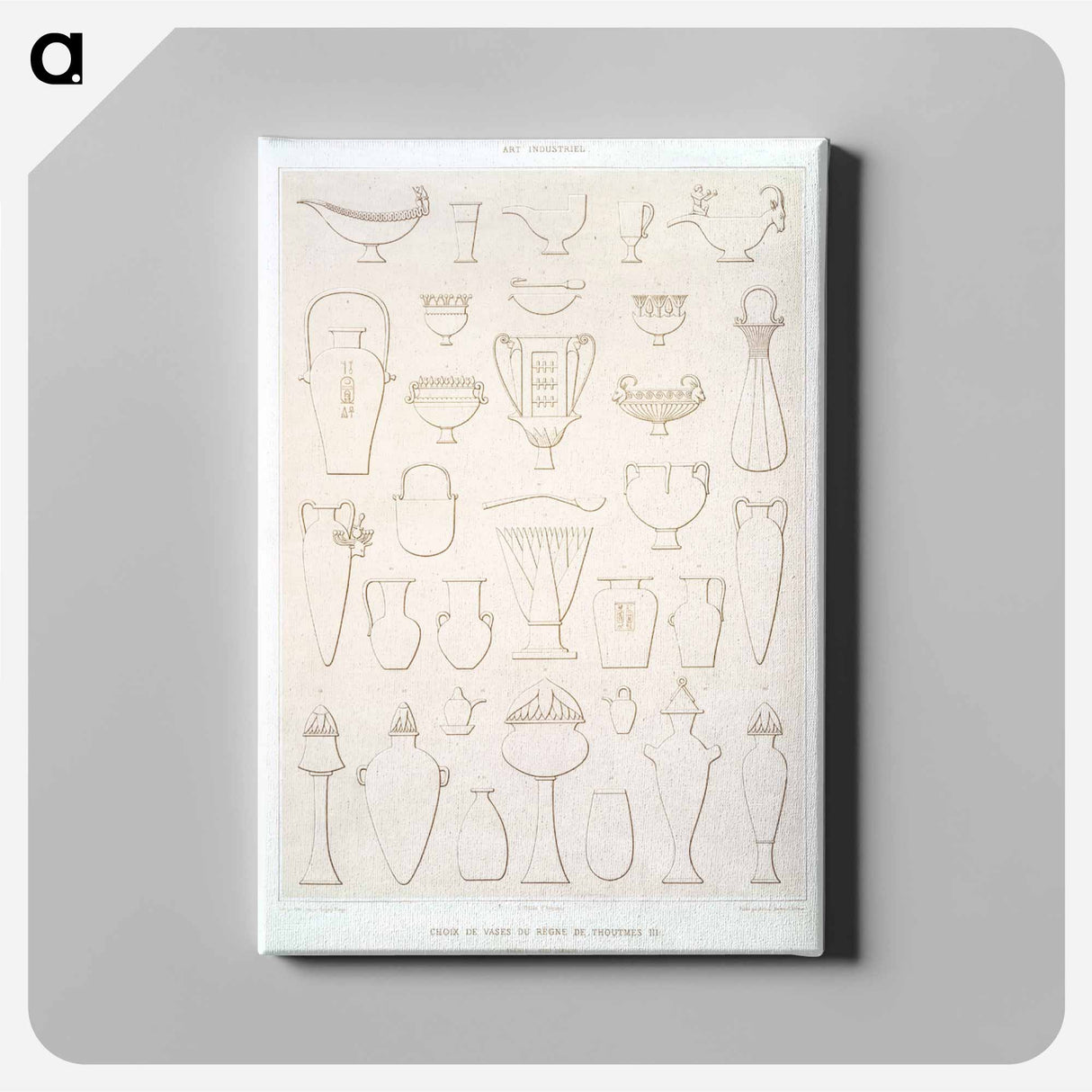 アートパネル-Vases of Tuthmosis III
 - エジプト美術史 Canvas.