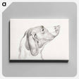 アートパネル-Head of a dog - ジャン ベルナール Canvas.