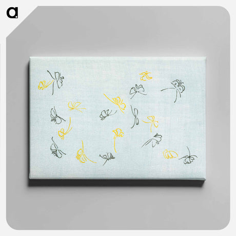 アートパネル-Abstract butterfly - 神坂 雪佳 Canvas.