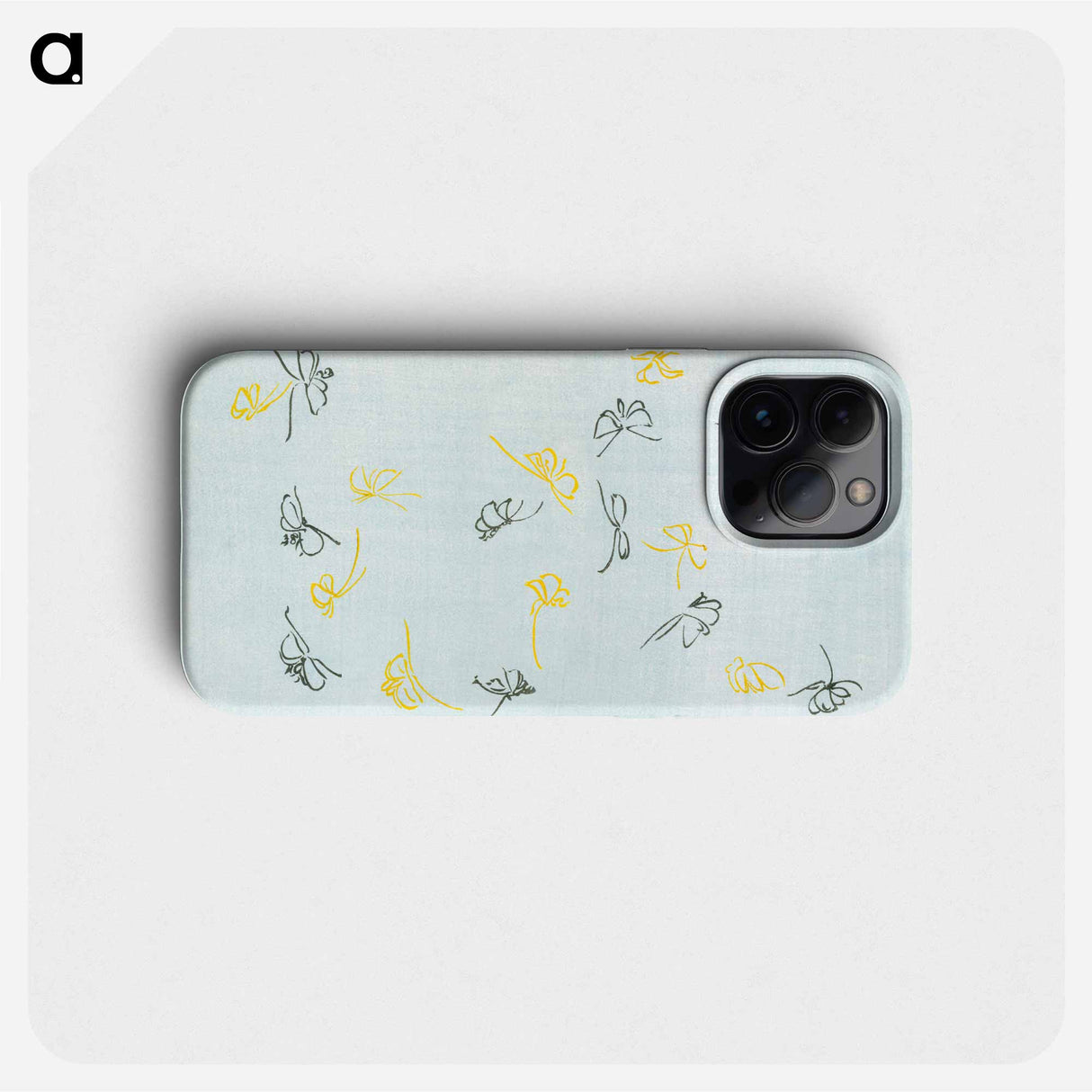 Abstract butterfly - Kamisaka Setsuka Phone Case.