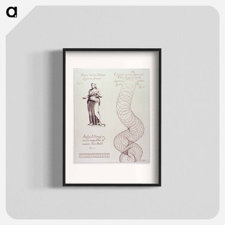 アートポスター-Statua Matronae Romanae Serpentem Foventis
 - 国立医学図書館 Poster.