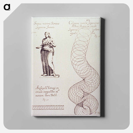 アートパネル-Statua Matronae Romanae Serpentem Foventis
 - 国立医学図書館 Canvas.