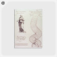 アートポストカード-Statua Matronae Romanae Serpentem Foventis
 - 国立医学図書館 Postcard.