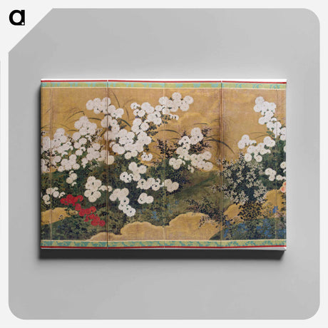 アートパネル-Chrysanthemums and Autumnal Plants
 - セントルイス美術館 Canvas.