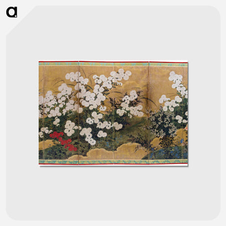 アートポストカード-Chrysanthemums and Autumnal Plants
 - セントルイス美術館 Postcard.