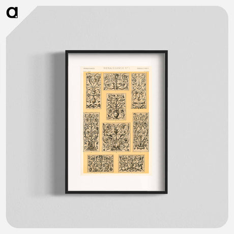 アートポスター-Nineteenth-Century Ornament Pattern
 - 装飾の文法 Poster.