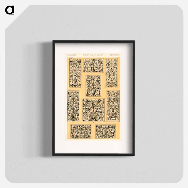 アートポスター-Nineteenth-Century Ornament Pattern
 - 装飾の文法 Poster.