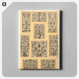 アートパネル-Nineteenth-Century Ornament Pattern
 - 装飾の文法 Canvas.