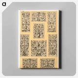 アートパネル-Nineteenth-Century Ornament Pattern
 - 装飾の文法 Canvas.