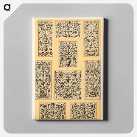 アートパネル-Nineteenth-Century Ornament Pattern
 - 装飾の文法 Canvas.