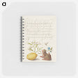 アートメモ帳-Gillyflower, Insect, Germander, Almond, and Frog from Mira Calligraphiae Monumenta
 - 書道のお手本 Memo.
