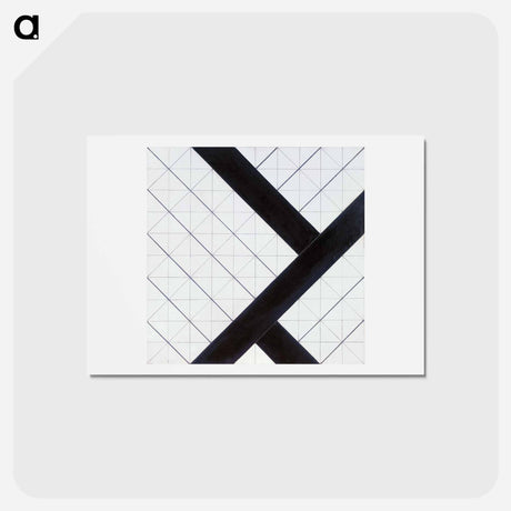 アートポストカード-Counter composition VI - テオ ファン ドゥースブルフ Postcard.