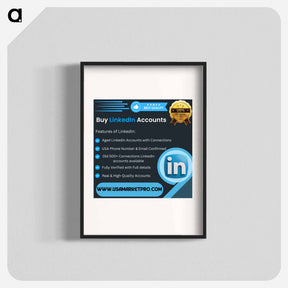 アートポスター-Buy Linkedin Accounts - PVA, Aged & Bulk (Instant Delivery) - トーマス コール Poster.