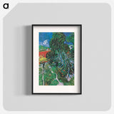 Doctor Gachet's Garden in Auvers - Vincent van Gogh Poster.