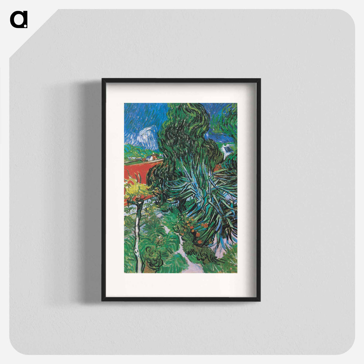 Doctor Gachet's Garden in Auvers - Vincent van Gogh Poster.