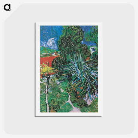 アートポストカード-Doctor Gachet's Garden in Auvers - フィンセント ファン ゴッホ Postcard.