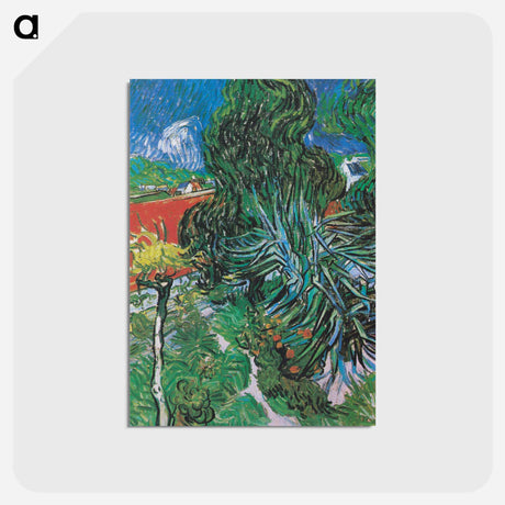 アートポストカード-Doctor Gachet's Garden in Auvers - フィンセント ファン ゴッホ Postcard.