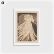 アートポストカード-The First Book of Urizen, Plate 28 (Bentley 27) - ウィリアム ブレイク Postcard.