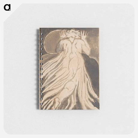 アートメモ帳-The First Book of Urizen, Plate 28 (Bentley 27) - ウィリアム ブレイク Memo.