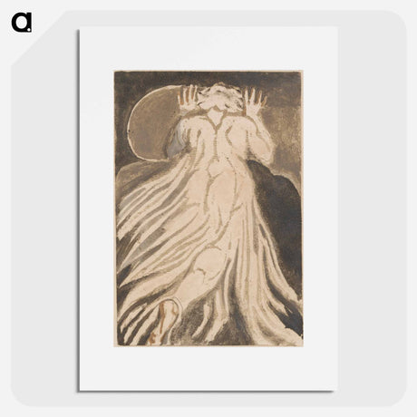 アートポスター-The First Book of Urizen, Plate 28 (Bentley 27) - ウィリアム ブレイク Poster.