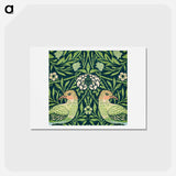 アートポストカード-Fragment pattern - ウィリアム モリス Postcard.